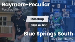 Matchup: Raymore-Peculiar vs. Blue Springs South  2017