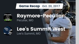 Recap: Raymore-Peculiar  vs. Lee's Summit West  2017