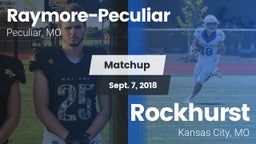 Matchup: Raymore-Peculiar vs. Rockhurst  2018