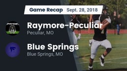 Recap: Raymore-Peculiar  vs. Blue Springs  2018