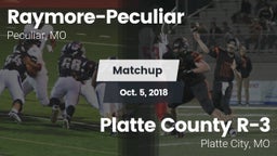 Matchup: Raymore-Peculiar vs. Platte County R-3 2018