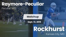 Matchup: Raymore-Peculiar vs. Rockhurst  2019