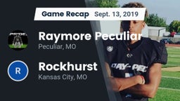 Recap: Raymore Peculiar  vs. Rockhurst  2019