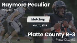 Matchup: Raymore-Peculiar vs. Platte County R-3 2019