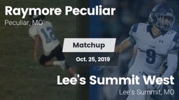 Matchup: Raymore-Peculiar vs. Lee's Summit West  2019