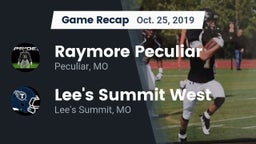 Recap: Raymore Peculiar  vs. Lee's Summit West  2019