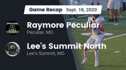 Recap: Raymore Peculiar  vs. Lee's Summit North  2020