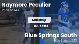 Matchup: Raymore-Peculiar vs. Blue Springs South  2020