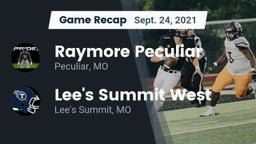 Recap: Raymore Peculiar  vs. Lee's Summit West  2021