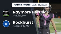 Recap: Raymore Peculiar  vs. Rockhurst  2022