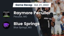 Recap: Raymore Peculiar  vs. Blue Springs  2022