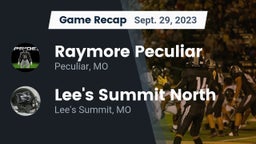 Recap: Raymore Peculiar  vs. Lee's Summit North  2023