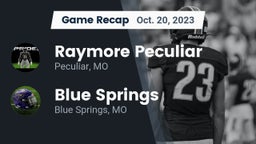 Recap: Raymore Peculiar  vs. Blue Springs  2023