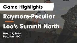 Raymore-Peculiar  vs Lee's Summit North  Game Highlights - Nov. 29, 2018