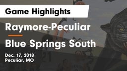 Raymore-Peculiar  vs Blue Springs South  Game Highlights - Dec. 17, 2018