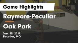 Raymore-Peculiar  vs Oak Park  Game Highlights - Jan. 25, 2019