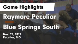 Raymore Peculiar  vs Blue Springs South  Game Highlights - Nov. 25, 2019