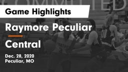 Raymore Peculiar  vs Central  Game Highlights - Dec. 28, 2020