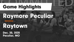 Raymore Peculiar  vs Raytown  Game Highlights - Dec. 30, 2020