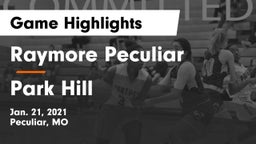 Raymore Peculiar  vs Park Hill  Game Highlights - Jan. 21, 2021