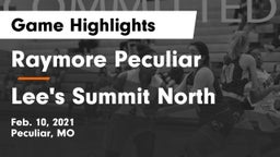 Raymore Peculiar  vs Lee's Summit North  Game Highlights - Feb. 10, 2021
