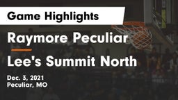 Raymore Peculiar  vs Lee's Summit North  Game Highlights - Dec. 3, 2021