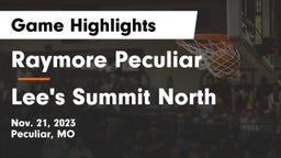 Raymore Peculiar  vs Lee's Summit North  Game Highlights - Nov. 21, 2023