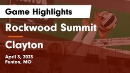 Rockwood Summit  vs Clayton  Game Highlights - April 3, 2023