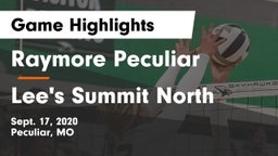 Raymore Peculiar  vs Lee's Summit North  Game Highlights - Sept. 17, 2020