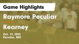 Raymore Peculiar  vs Kearney  Game Highlights - Oct. 12, 2023