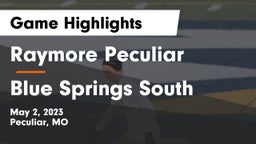 Raymore Peculiar  vs Blue Springs South  Game Highlights - May 2, 2023