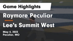 Raymore Peculiar  vs Lee's Summit West  Game Highlights - May 4, 2023
