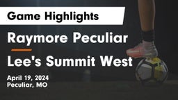 Raymore Peculiar  vs Lee's Summit West  Game Highlights - April 19, 2024