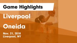 Liverpool  vs Oneida  Game Highlights - Nov. 21, 2018