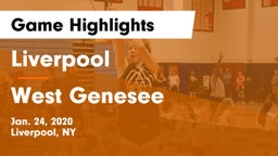 Liverpool  vs West Genesee  Game Highlights - Jan. 24, 2020