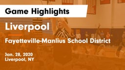 Liverpool  vs Fayetteville-Manlius School District  Game Highlights - Jan. 28, 2020