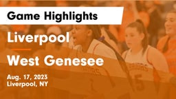 Liverpool  vs West Genesee  Game Highlights - Aug. 17, 2023