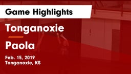 Tonganoxie  vs Paola  Game Highlights - Feb. 15, 2019