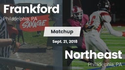 Matchup: Frankford High vs. Northeast  2018