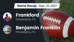 Recap: Frankford  vs. Benjamin Franklin  2021