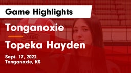 Tonganoxie  vs Topeka Hayden Game Highlights - Sept. 17, 2022