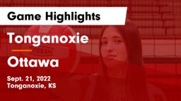 Tonganoxie  vs Ottawa  Game Highlights - Sept. 21, 2022