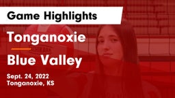 Tonganoxie  vs Blue Valley  Game Highlights - Sept. 24, 2022