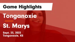 Tonganoxie  vs St. Marys  Game Highlights - Sept. 23, 2023