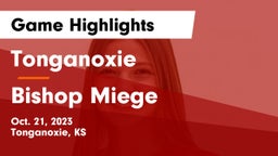 Tonganoxie  vs Bishop Miege  Game Highlights - Oct. 21, 2023