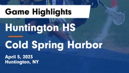 Huntington HS vs Cold Spring Harbor  Game Highlights - April 5, 2023