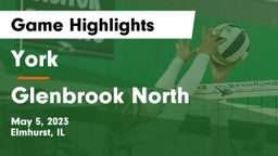 York  vs Glenbrook North  Game Highlights - May 5, 2023