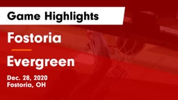 Fostoria  vs Evergreen  Game Highlights - Dec. 28, 2020