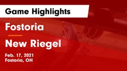 Fostoria  vs New Riegel  Game Highlights - Feb. 17, 2021