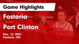 Fostoria  vs Port Clinton  Game Highlights - Dec. 12, 2023